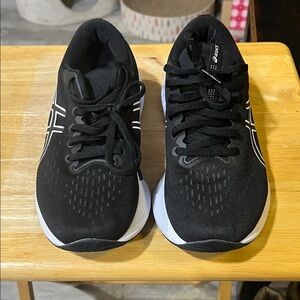 ASICS Black and White Athletic Sneakers